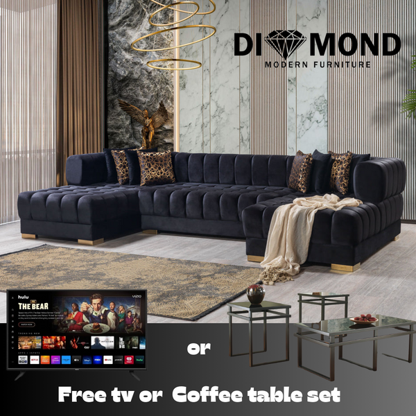 Arianna Bundle Package Free Tv or 3 pcs Coffee table set