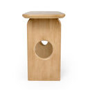Nova Domus Oshana - Modern White Oak Console Table