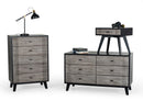 Nova Domus Panther Contemporary Grey & Black Chest