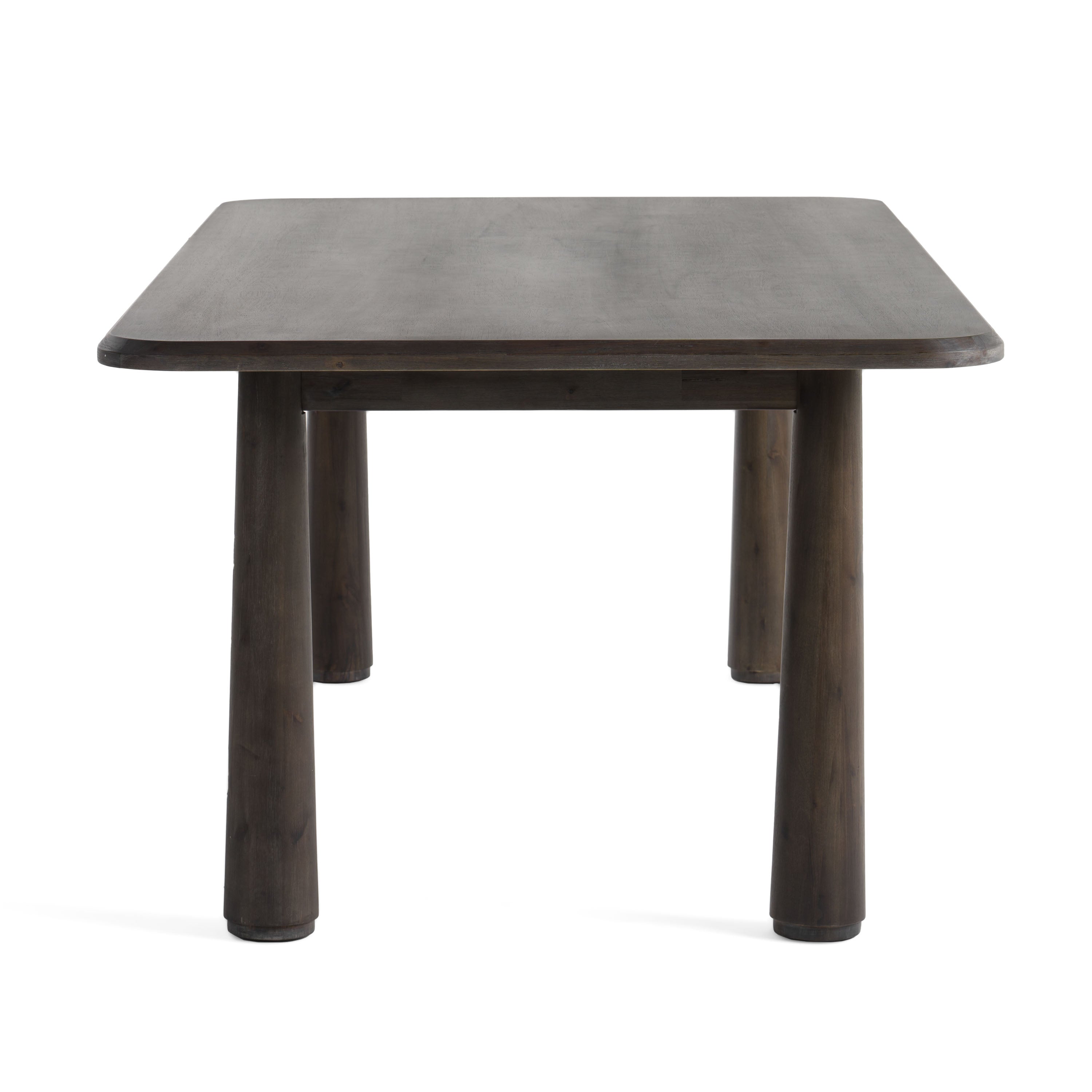 Modrest Rhea - Modern 87" Dark Acacia Rectangular Dining Table