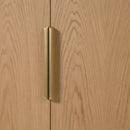 Modrest Richmond - Modern Natural Oak Rounded Tall Buffet