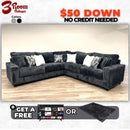 9600 Oversized Sectional β FREE TV or Area Rug!