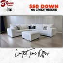 S345 Couduroy Sectional – Limited Time Offer