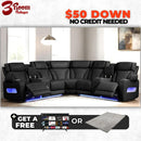 Spain Sand Power Reclining Sectional – Includes Free TV or Area Rug