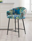 Modrest Roxann - Modern Counter Stool in Funky Velvet
