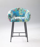 Modrest Roxann - Modern Counter Stool in Funky Velvet
