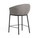 Modrest Rumi - Modern Grey Counter Stool