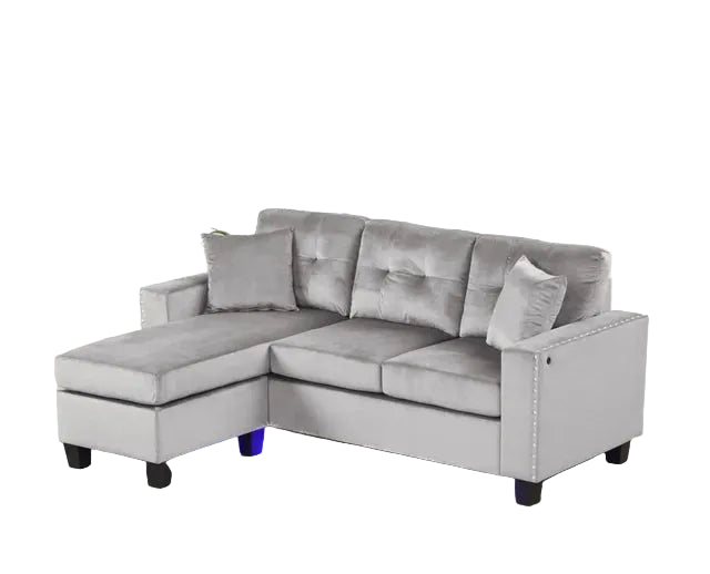 Messi Grey - Reversible Sectional