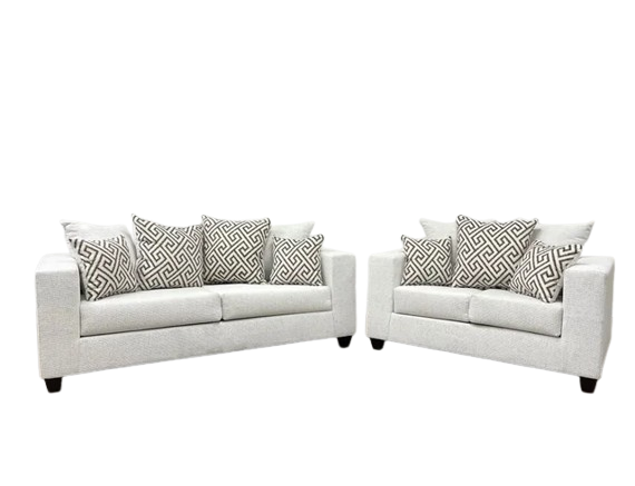 110 - Stone Sofa & Loveseat