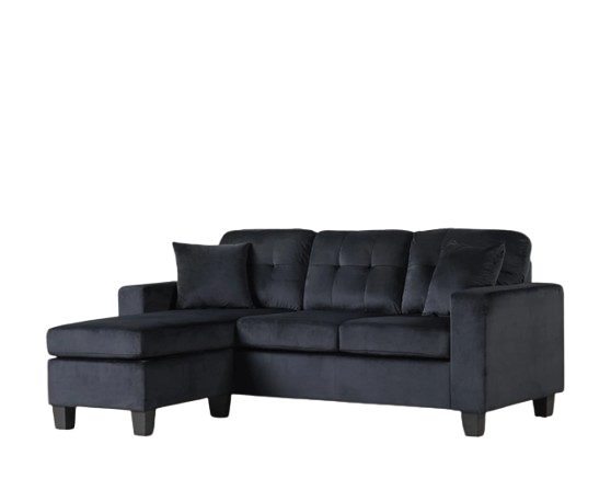 Cris Black - Reversible Sectional