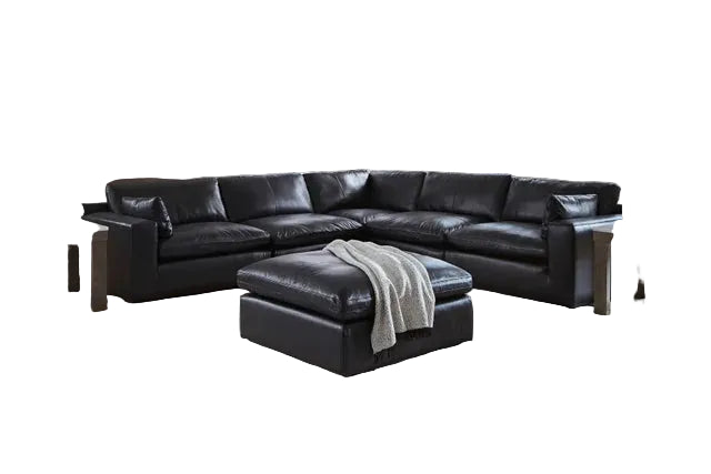 Ashley 309-02 - 5PC Genuine Leather Sectional Set