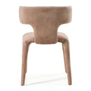 Modrest Saehee - Modern Brown Velvet Dining Chair