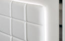 Modrest San Marino Modern White Bed