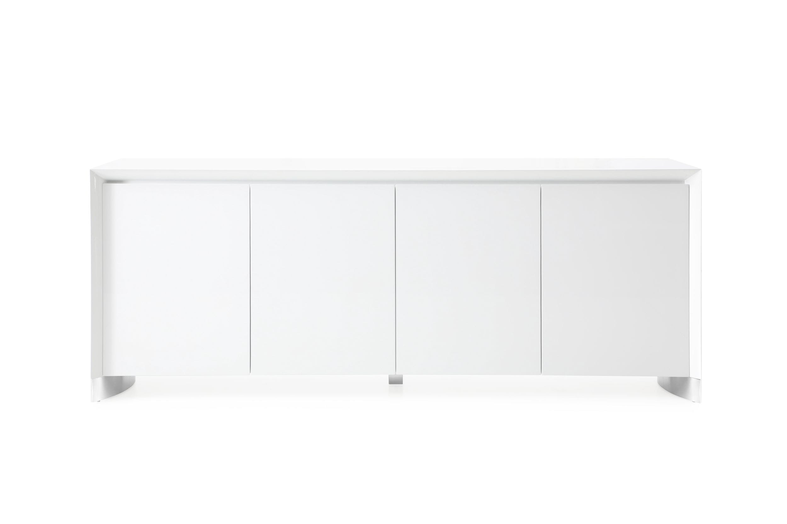 Modrest Siena - Modern White High Gloss Buffet