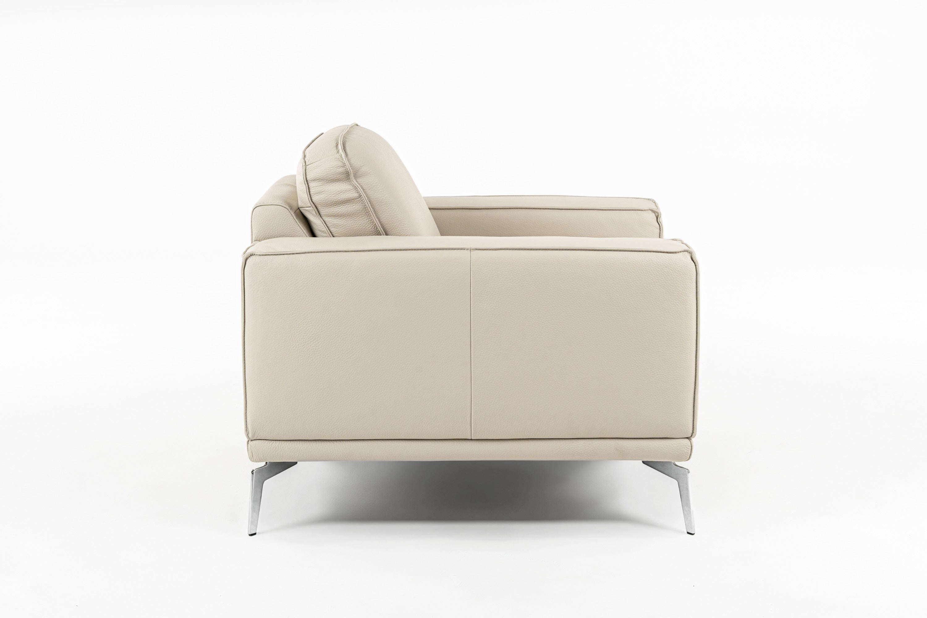 Lamod Italia Soho - Italian Grey Oyster Leather Armchair