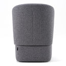 Modrest Souza - Modern Grey Fabric Swivel Dining Chair