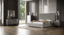 Modrest Splendor - Grey High Gloss Slatted Chest