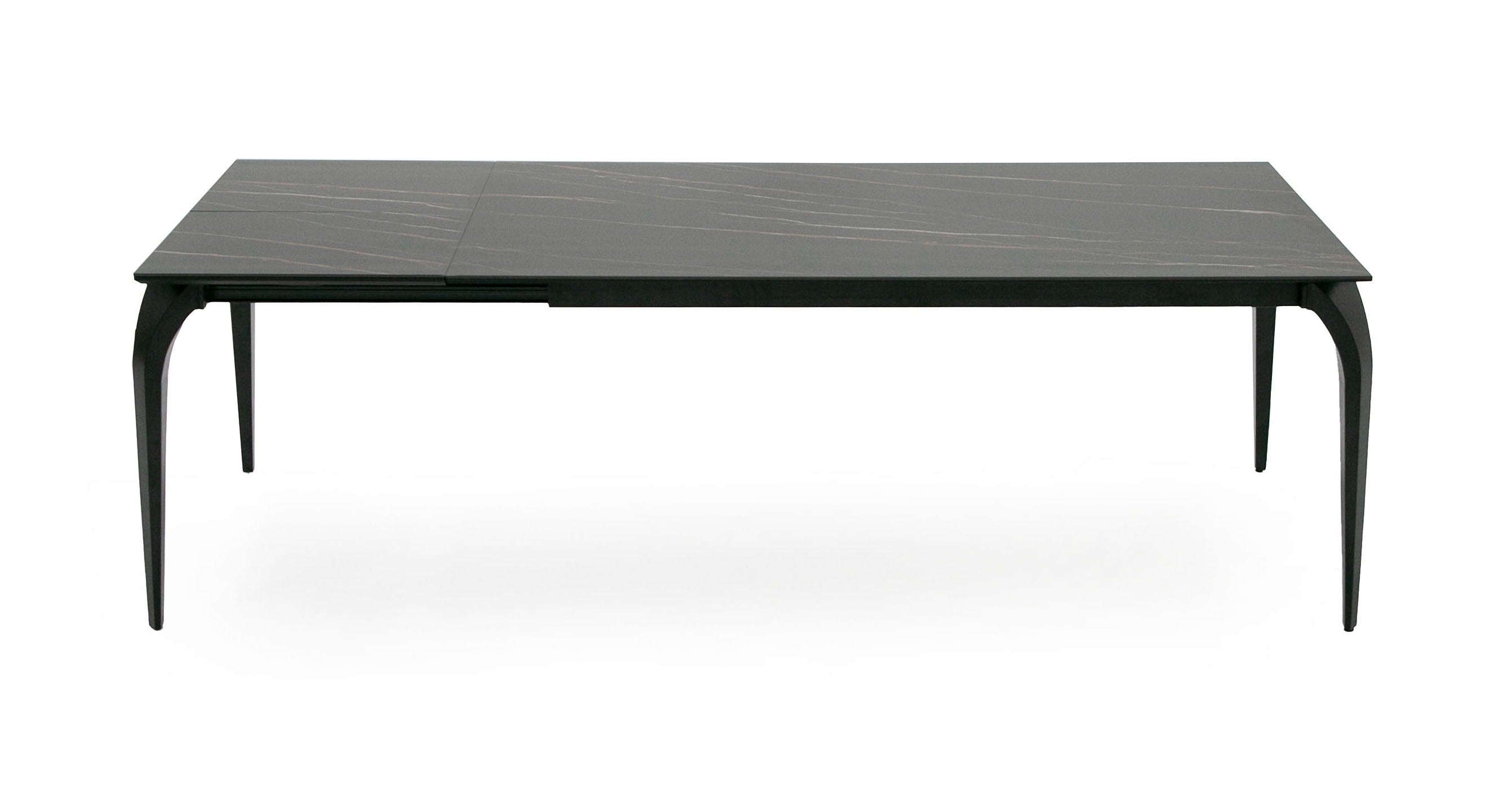 Modrest Suri - Modern Black Ceramic Extendable 71"/94.5" Dining Table