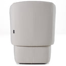 Modrest Tassell - Modern Ivory Fabric Dining Chair w/ Castor Wheels