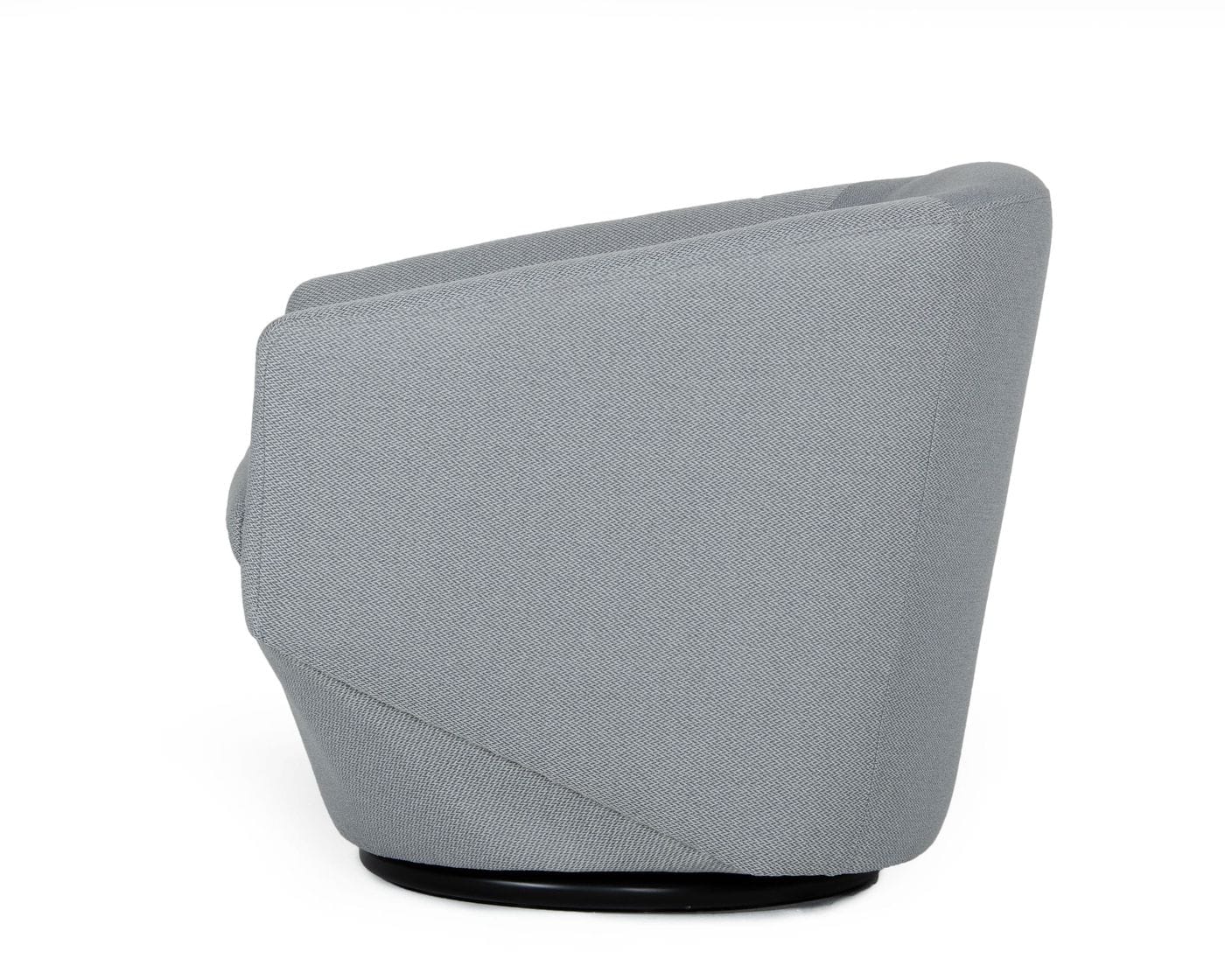 Divani Casa Tyson - Modern Grey Fabric Accent Chair