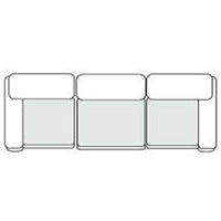 Divani Casa Vicki - Modern Grey Fabric Modular Sectional Sofa-3-Piece Sectional