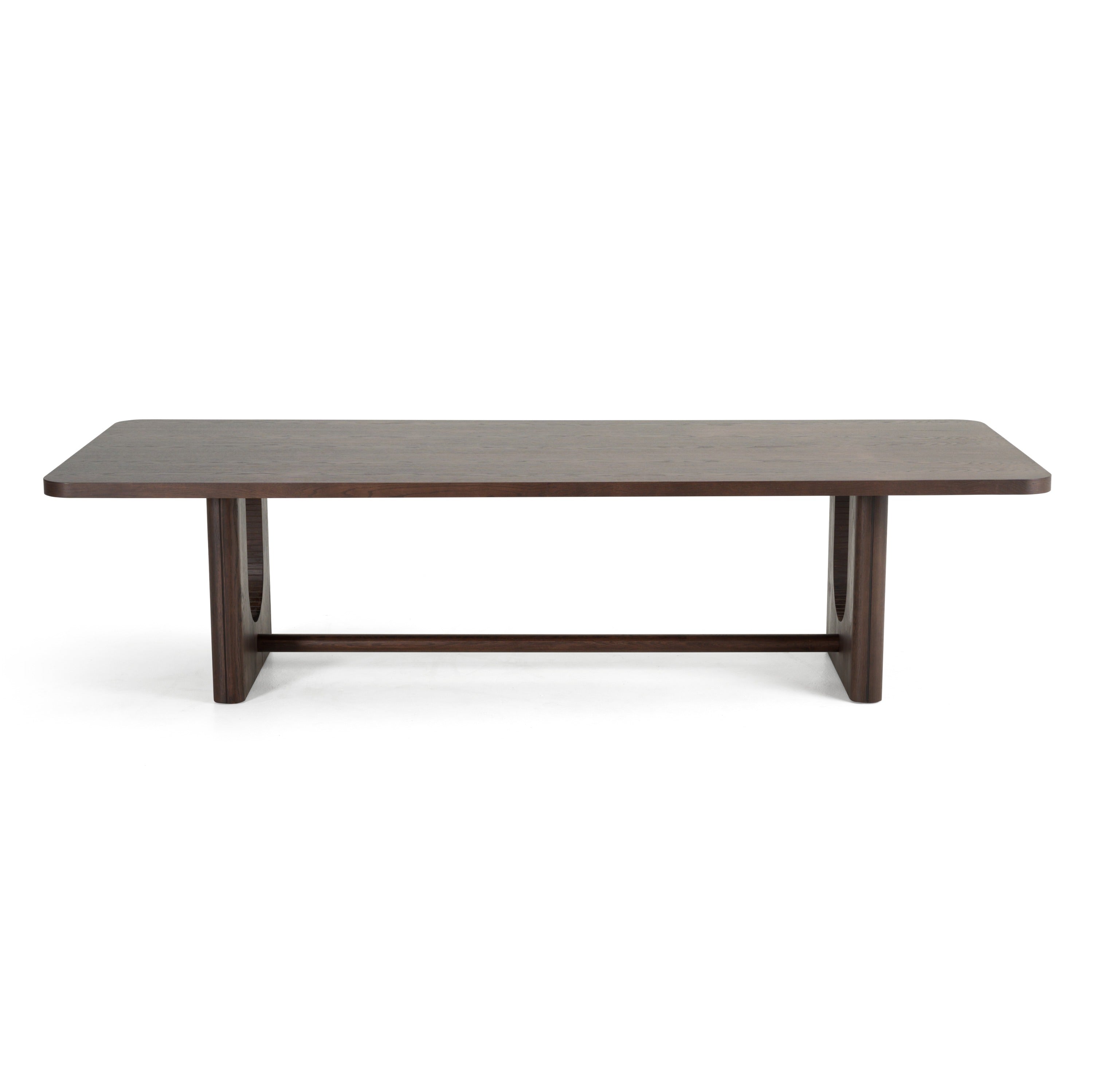 Modrest Walz - Modern Brown Oak Rectangular Dining Table