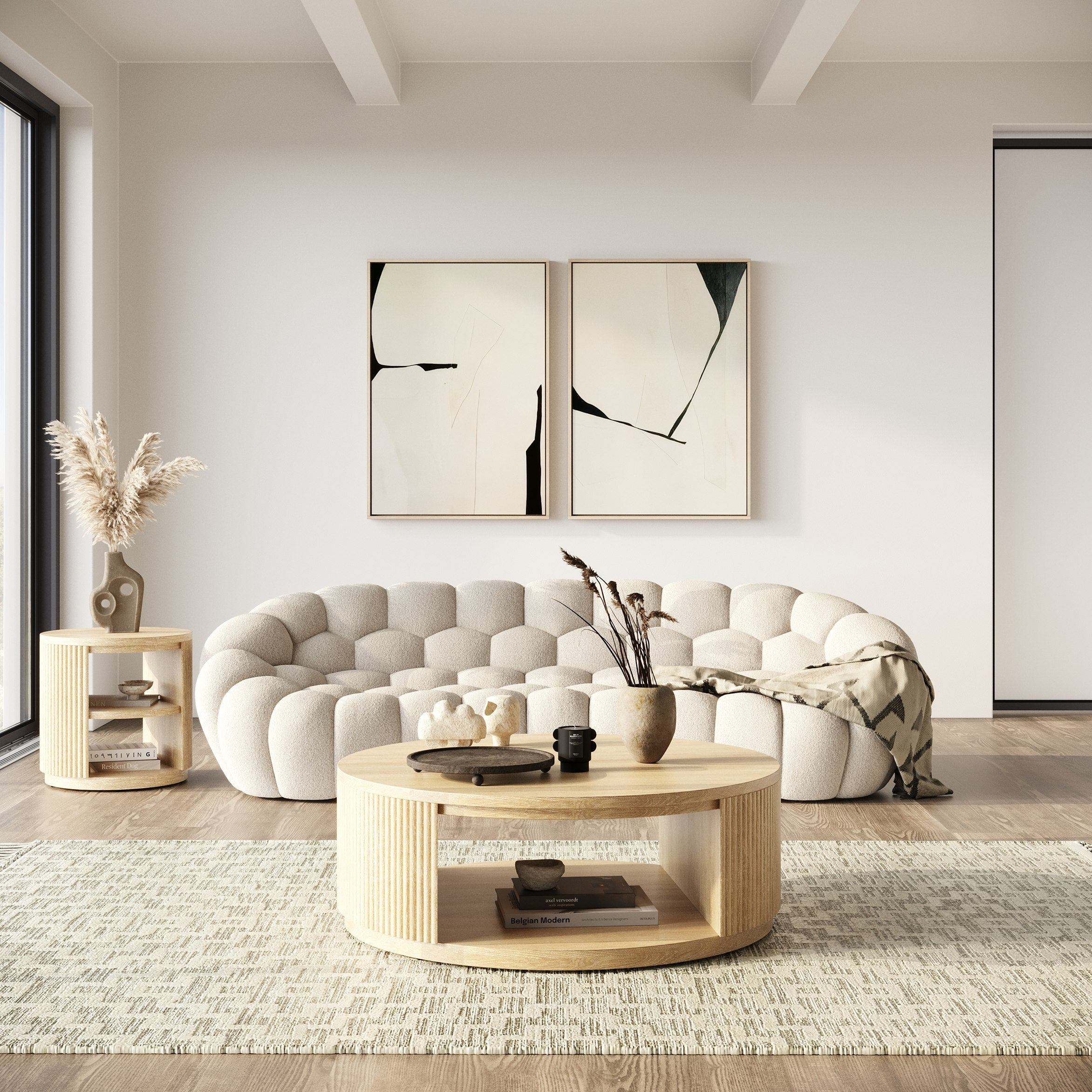 Modrest Jacobson - Modern Natural Acacia End Table