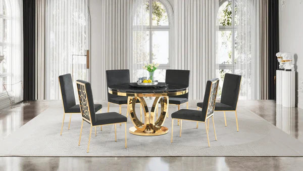 D615 Maxi Table (Black/Gold)