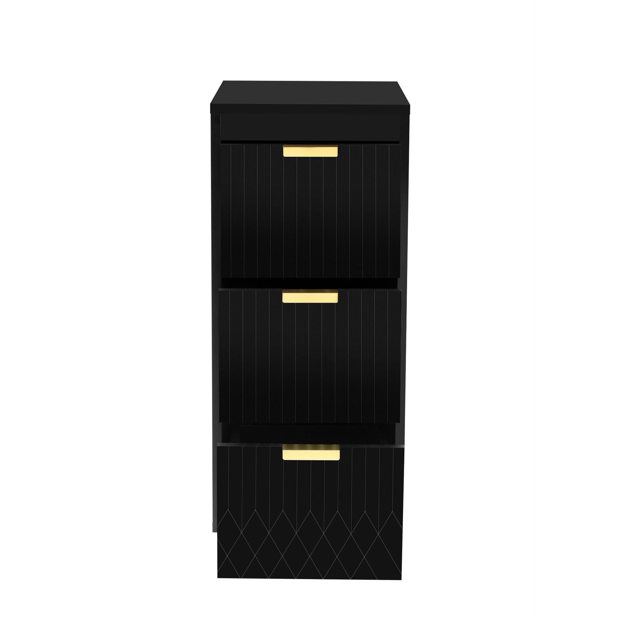 Modern Wall Mounted Floating Cabinet With Drawers For Bathroom