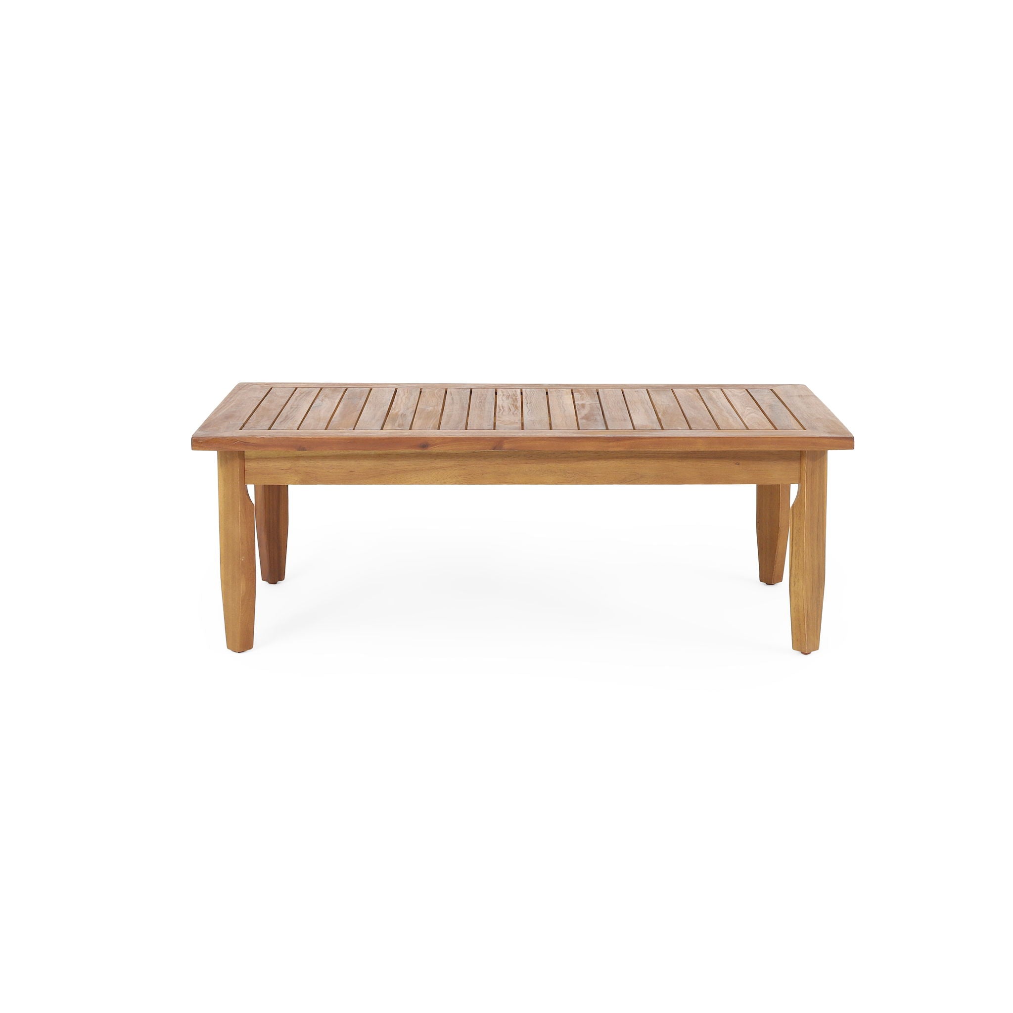 Bianca - Outdoor 3 Seater Sofa Chat Set With Ottoman - Teak