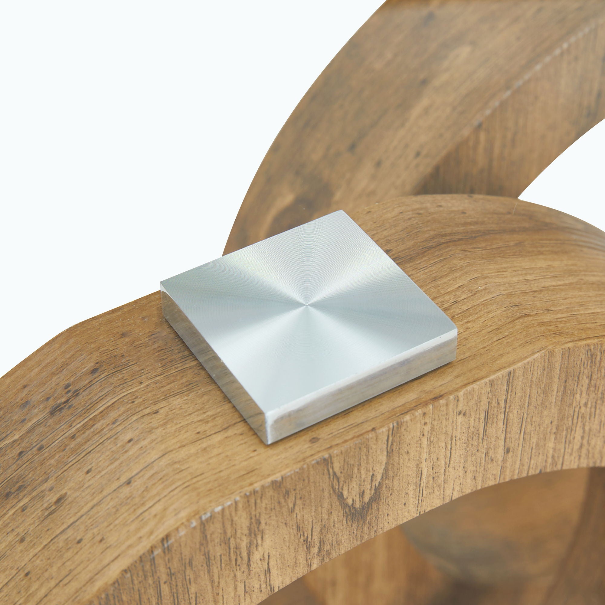 Contemporary Style Glass Top Coffee Table