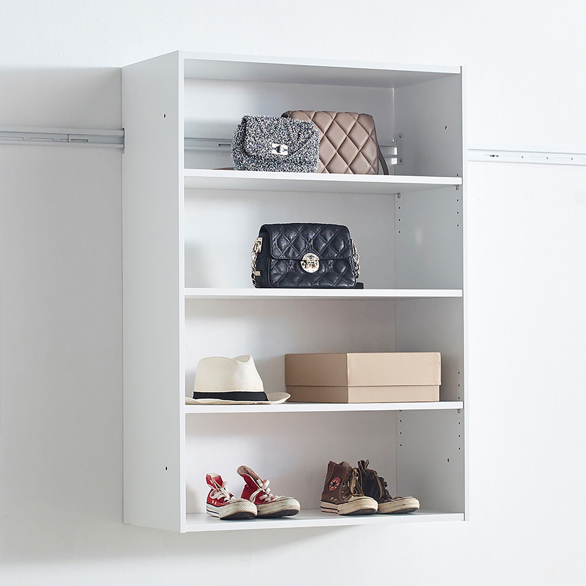 Devi - Wall Mounted Closet System With Modular Units