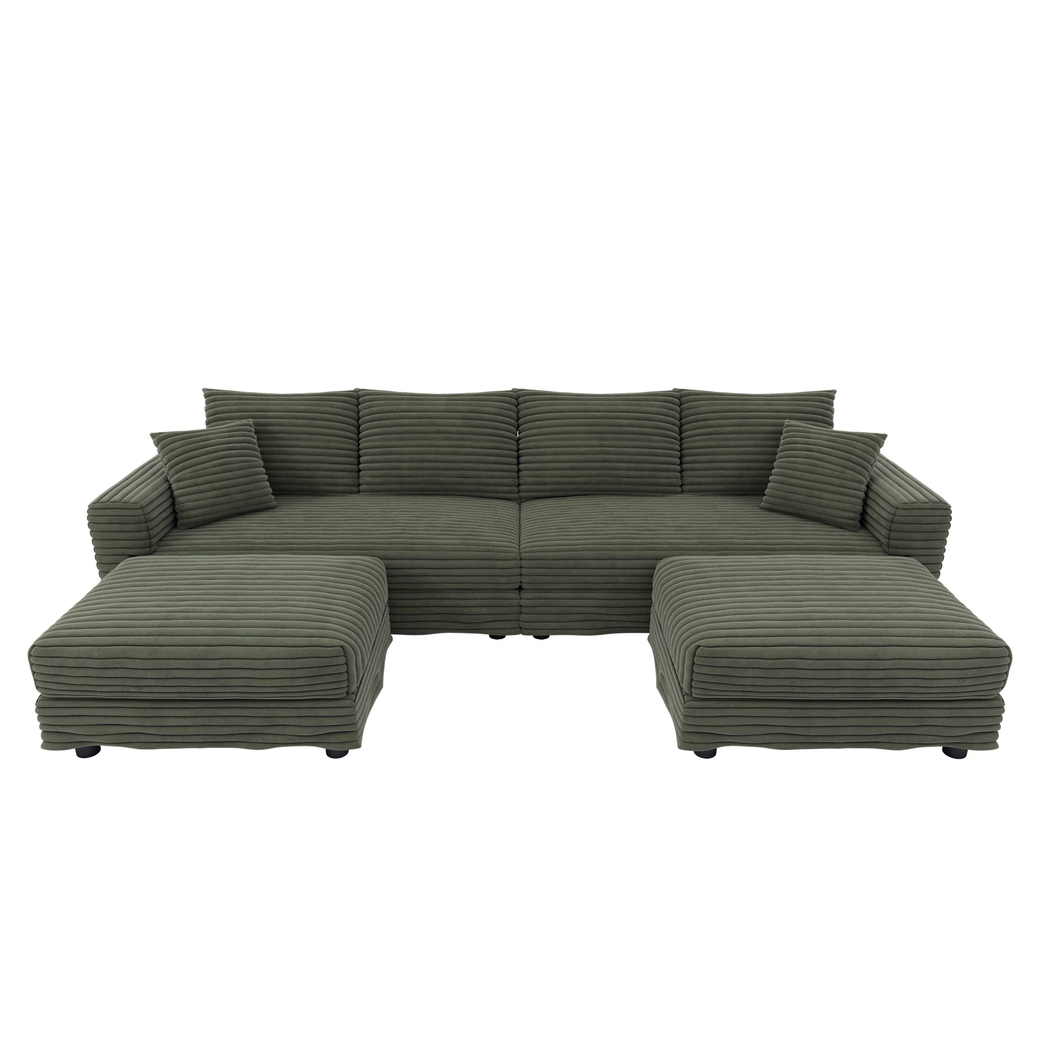 Modern Comfy Upholstered Sofa Cloud Couch & Deep Seat Couches