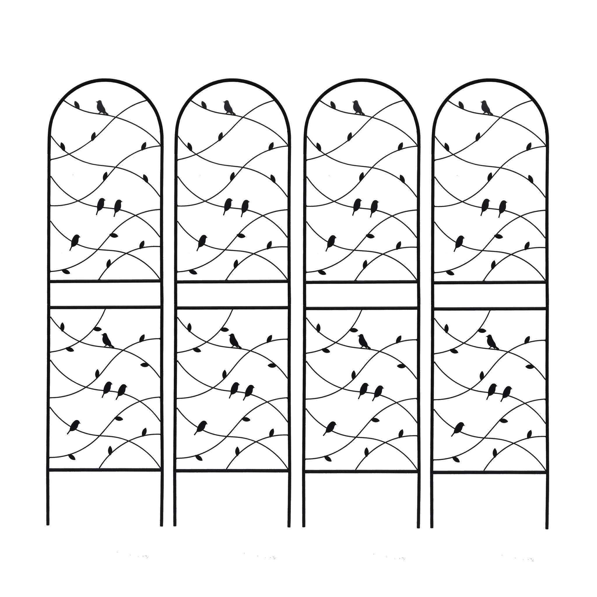 Garden Rustproof Trellis For Climbing Plants