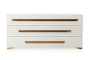 Nova Domus Juliet Italian Modern White & Rosegold Dresser
