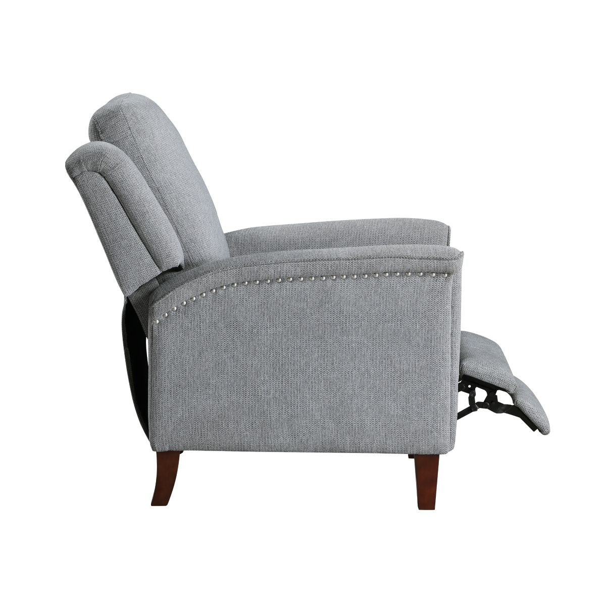 Lansing - Push Back Reclining Chair - Gray
