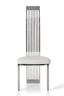 Modrest Elise Modern White Leatherette Dining Chair