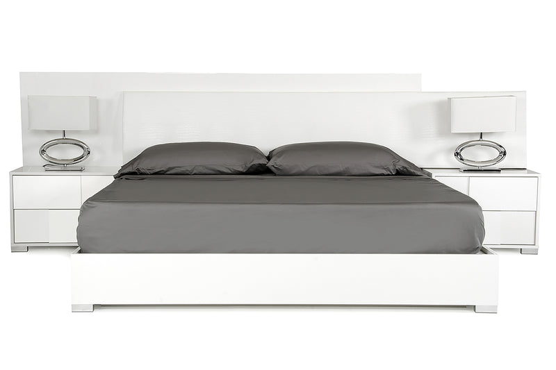 Modrest Monza Italian Modern White Nightstand
