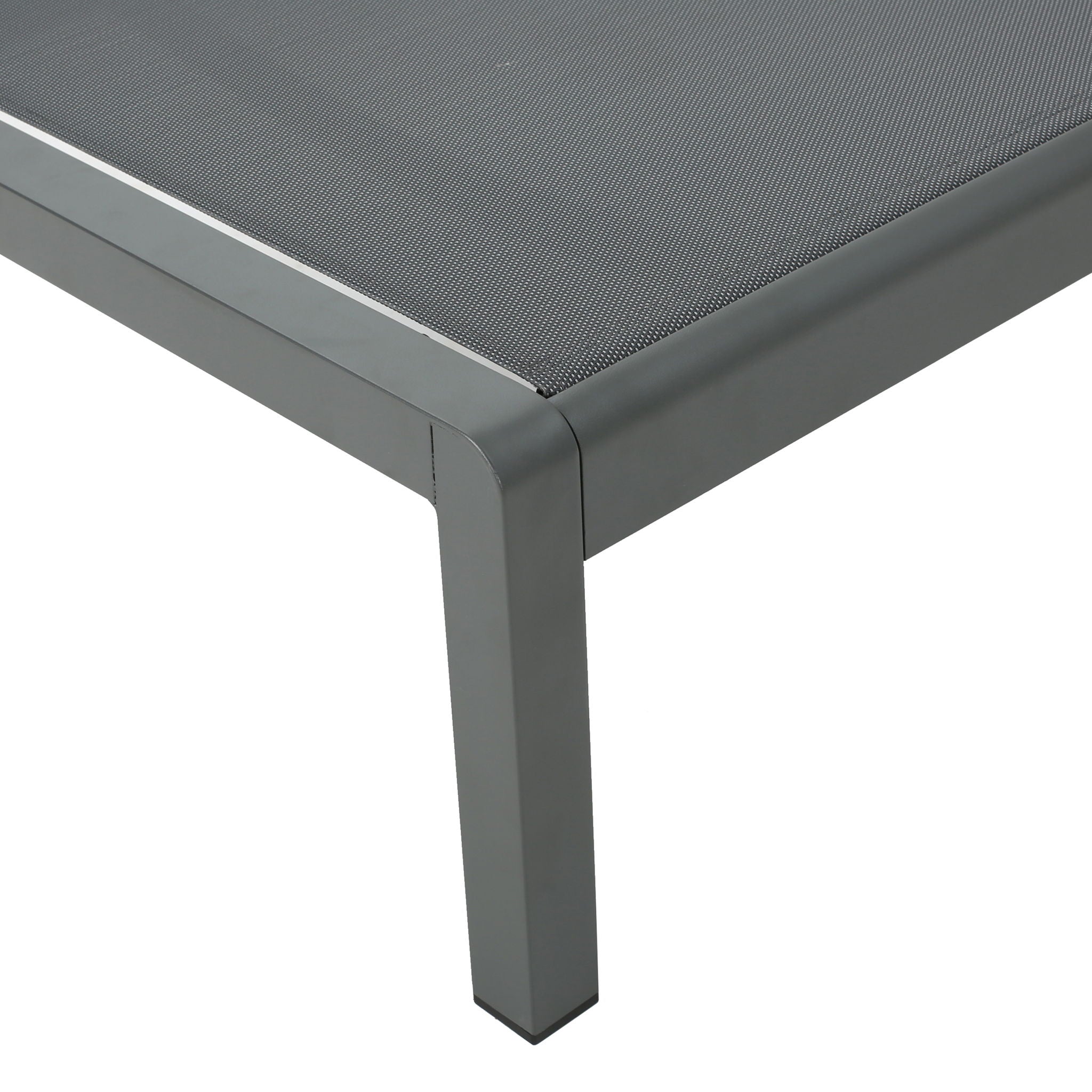 Outdoor Patio Chaise Lounge With 5 Reclining Positions