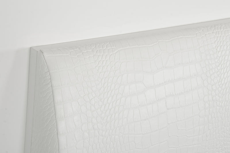 Modrest Monza Italian Modern White Bed