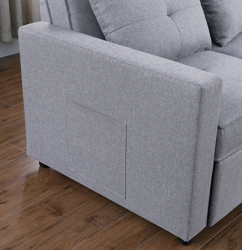 Zoey - Convertible Sleeper Chair With Side Pocket