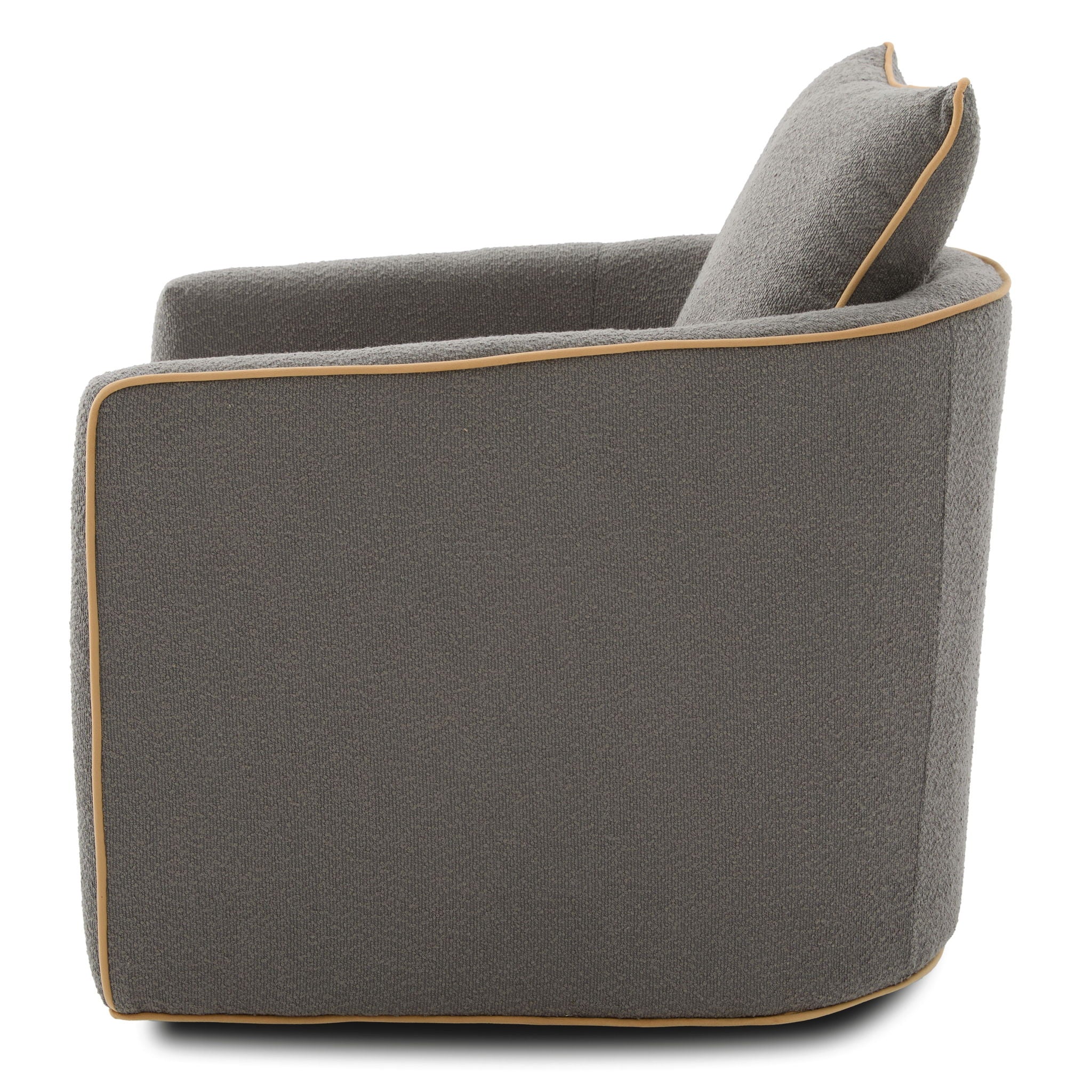Swivel Accent Chair, Rotating Base, For Living Room