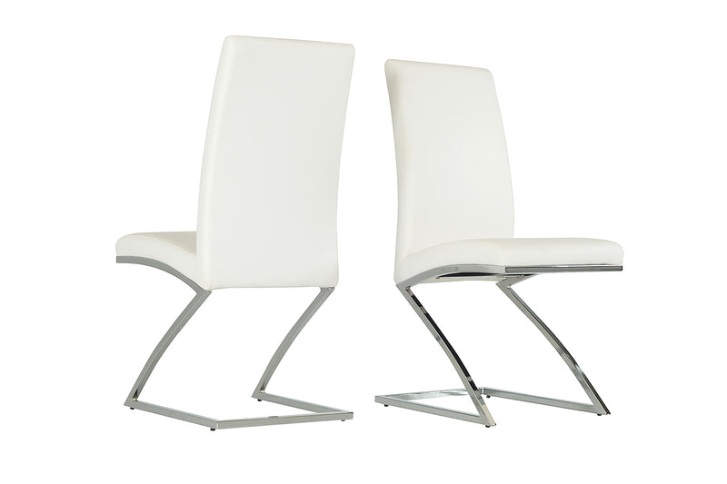 Angora - Modern White Dining Chair (Set of 2)