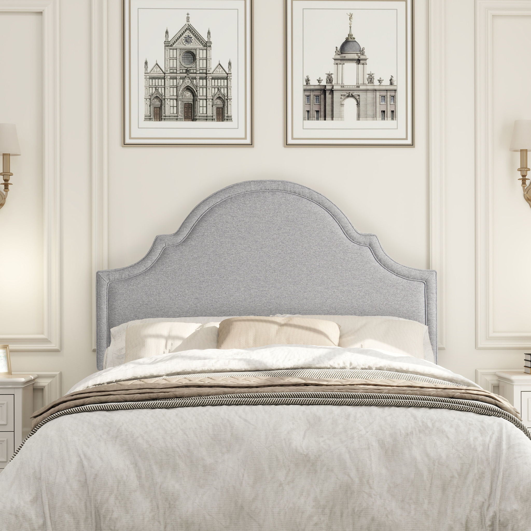 Catherine - Luxurious Comfort Upholstered Headboard