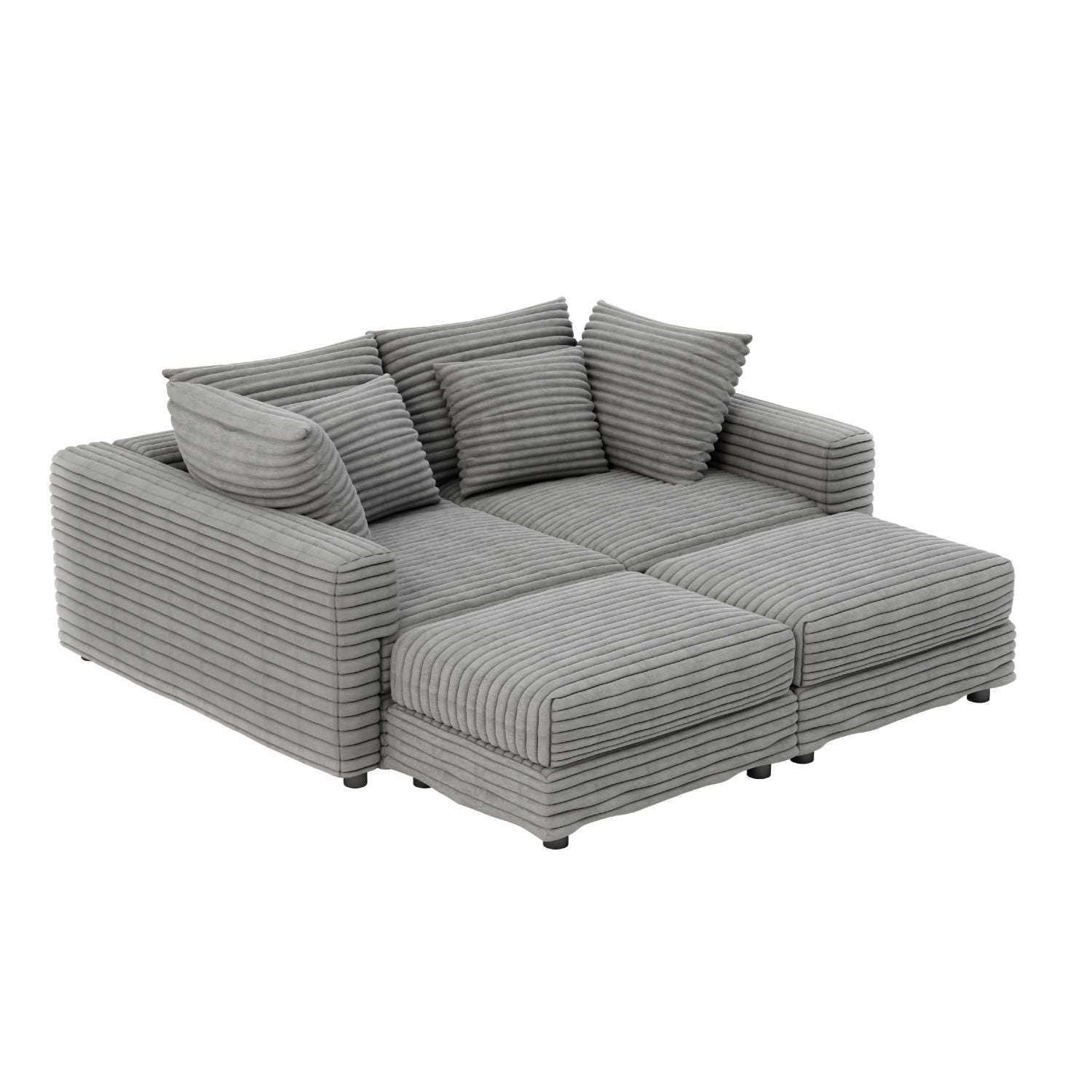 Modern Comfy Upholstered Sofa Cloud Couch & Deep Seat Couches