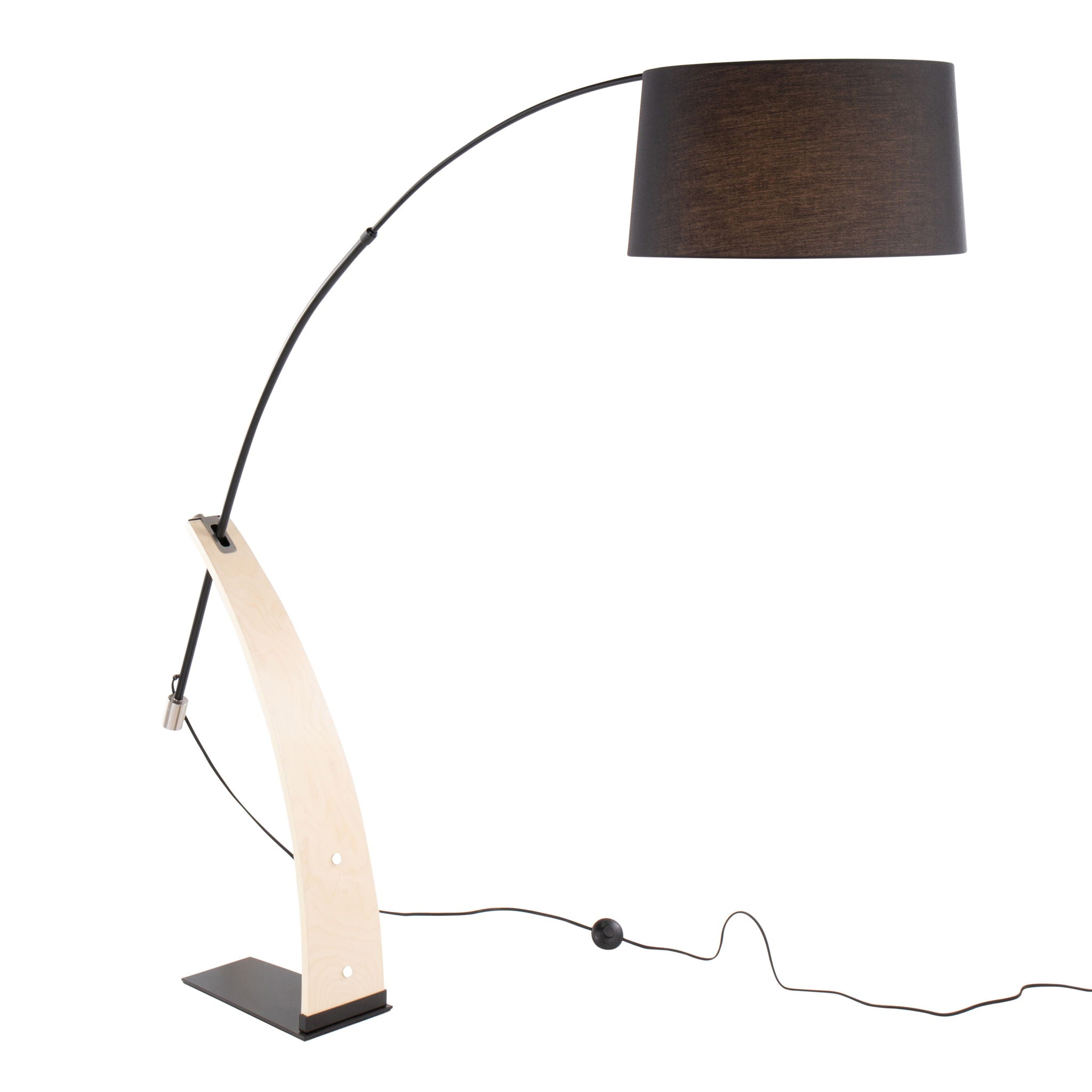 Robyn - Floor Lamp - Natural / Black