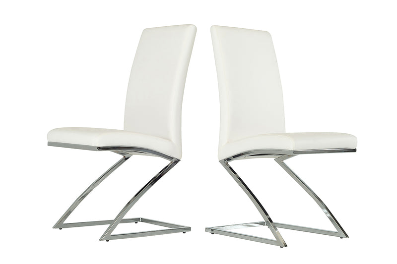 Angora - Modern White Dining Chair (Set of 2)