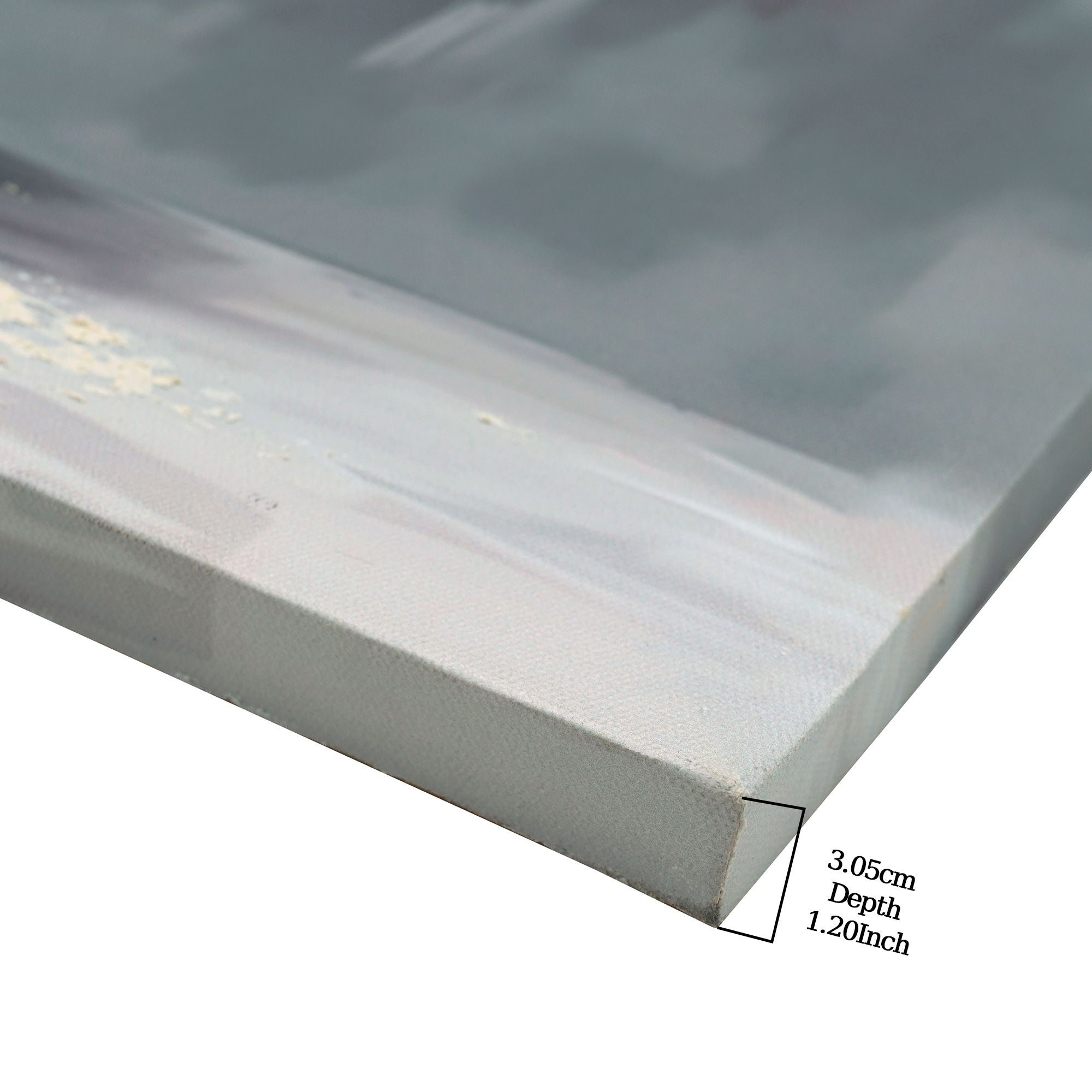 Chrysanthemum Vase Canvas Wall Art Decor Country - Stone White