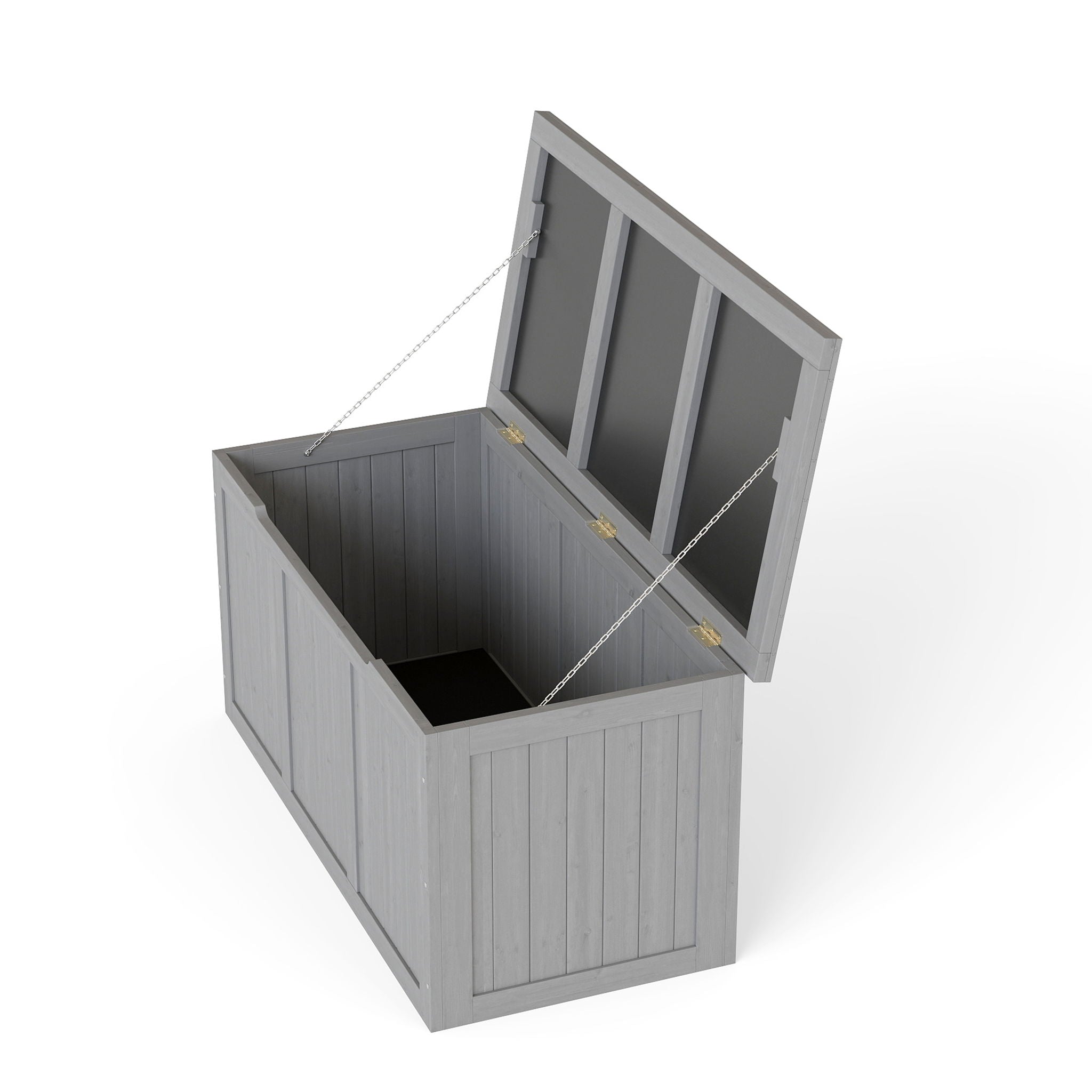 Outdoor Deck Box, Storage With Seat & Table Top