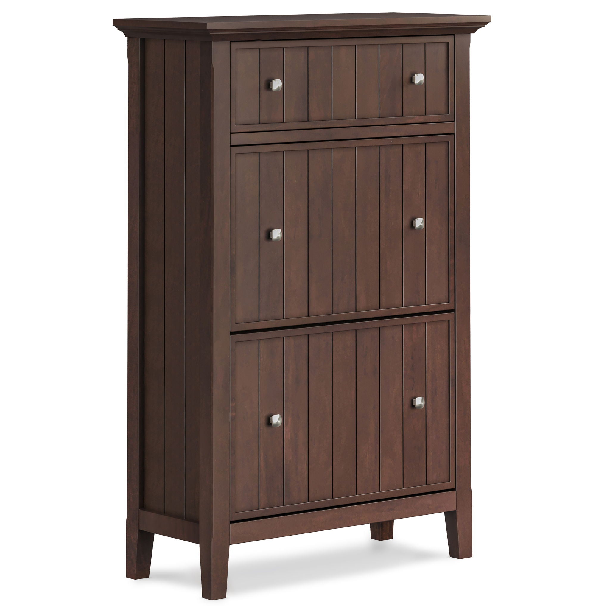 Acadian - Entryway Shoe Storage Cabinet - Brown